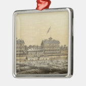 ビーチハウス、Monmouth Co授けられる、海NJ メタルオーナメント (左)