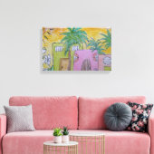 ビーチハッツゴールデンスキーズ キャンバスプリント (インサイチュ (リビング))