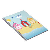 ビーチハッツスパイラルフォトノート ノートブック (右側)