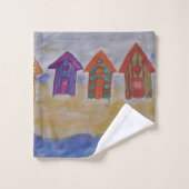 ビーチハッツタオルセット バスタオルセット (ウォッシュタオル)