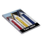 ビーチハッツパーソナライズされた ノートブック (右側)