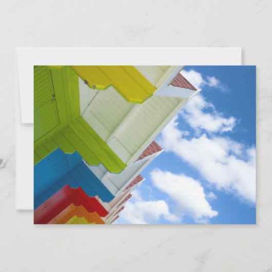 ビーチハッツ招待状 招待状 (正面)