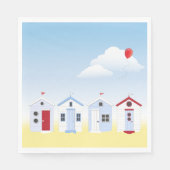 ビーチハッツ紙ナプキンス スタンダードランチョンナプキン (正面)