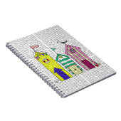 ビーチハッツ1イラストレーション ノートブック (右側)