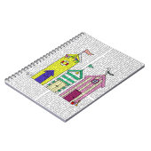 ビーチハッツ1イラストレーション ノートブック (左側)