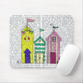 ビーチハッツ1イラストレーション マウスパッド (マウス)