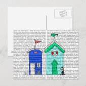 ビーチハッツ2イラストレーション ポストカード (正面/裏面)