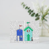 ビーチハッツ2イラストレーション ポストカード (スタンド正面)