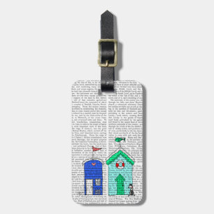 ビーチハッツ2イラストレーション ラゲッジタグ
