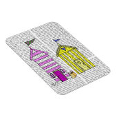 ビーチハッツ3イラストレーション マグネット (右側)