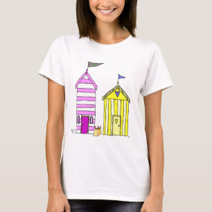 ビーチハッツ3イラストレーション Tシャツ