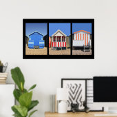 ビーチハッツ ポスター (ホームオフィス)