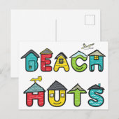 ビーチハッツ ポストカード (正面/裏面)
