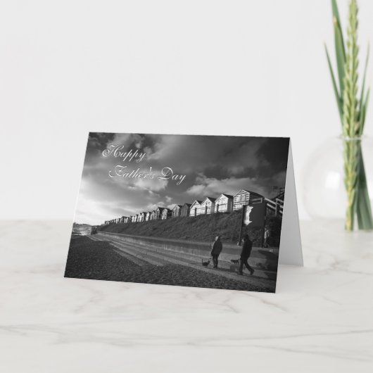 ビーチハッツ – 父の日のア素晴らしート – 魚釣り カード (正面)