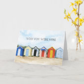 ビーチハッツI -お前がここにいたら カード (黄色い花)