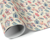 ビーチハットパターン ラッピングペーパー (ロールコーナー)