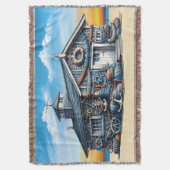 ビーチハットブランケット スローブランケット (正面縦)