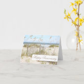 ビーチハッピーアニバーサリーカード カード (黄色い花)