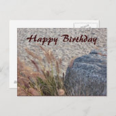 ビーチハッピーバースデー ポストカード (正面/裏面)