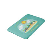 ビーチハッピープレイスサンダー_コーブ バスマット (アングル)