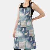 ビーチハッピープレイスブルーアクアエプロン エプロン (インサイチュ)