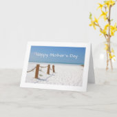 ビーチハッピーマザーズデー カード (黄色い花)