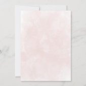 ビーチハワイアン熱帯フローラ結婚リース 招待状 (裏面)