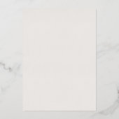 ビーチハートの砂結婚の 箔招待状 (裏面)