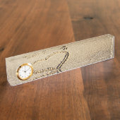 ビーチハートインサンド デスクネームプレート (側面)