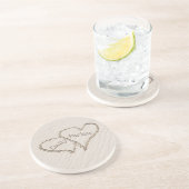 ビーチハートイン砂 コースター (側面)