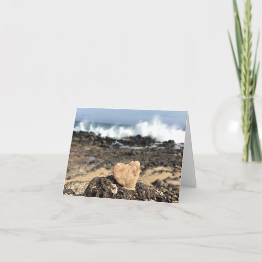 ビーチハートノテ空白のカード(内部) カード (正面)