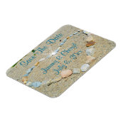 ビーチハート保存日付 マグネット (左側)