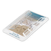 ビーチハート名マグネット付きウィンドウ マグネット (左側)