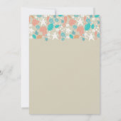 ビーチハート航海のコースタルバースデーパーティー 招待状 (裏面)