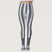 ビーチバはっきりしたム航海のストライプ レギンス (正面)