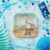 ビーチバイクライトハウス ペーパープレート (パーティー)