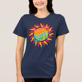 ビーチバイブTシャツ ユニセックスサマーファッション トライブレンドＴシャツ