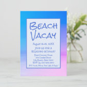 ビーチバカイゲタウェイバケーション招待状 招待状 (スタンド正面)