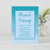 ビーチバカイゲタウェイバケーション招待状 招待状 (スタンド正面)