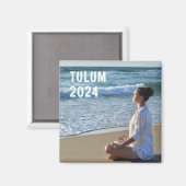 ビーチバケーションの写真 マグネット (正面/裏面)