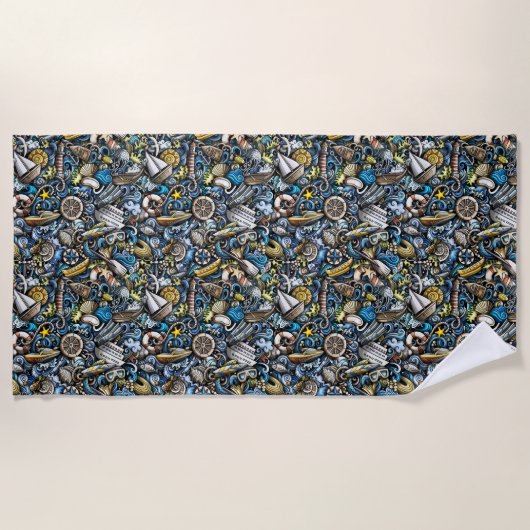 ビーチバケーションビーチタオル ビーチタオル (正面)