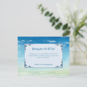 ビーチバケーションホームゲスト招待状 ポストカード (スタンド正面)