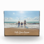ビーチバケーションメモリーズキープサケ フォトブロック (正面)