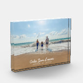 ビーチバケーションメモリーズキープサケ フォトブロック (左)