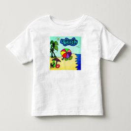 ビーチバケーションリラックス トドラーTシャツ