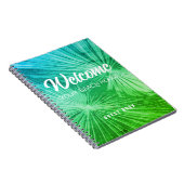 ビーチバケーションレンタルカスタム財産ゲストブック ノートブック (右側)