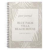 ビーチバケーションレンタルゲストジャーナルノートブック ノートブック (正面)