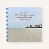 ビーチバケーションレンタルゲストノートレビュー ノートブック (正面)