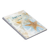 ビーチバケーションレンタルスターフィッシュテーマゲストブック ノートブック (右側)