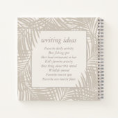 ビーチバケーションレンタルハウスゲストジャーナルノート ノートブック (裏面)